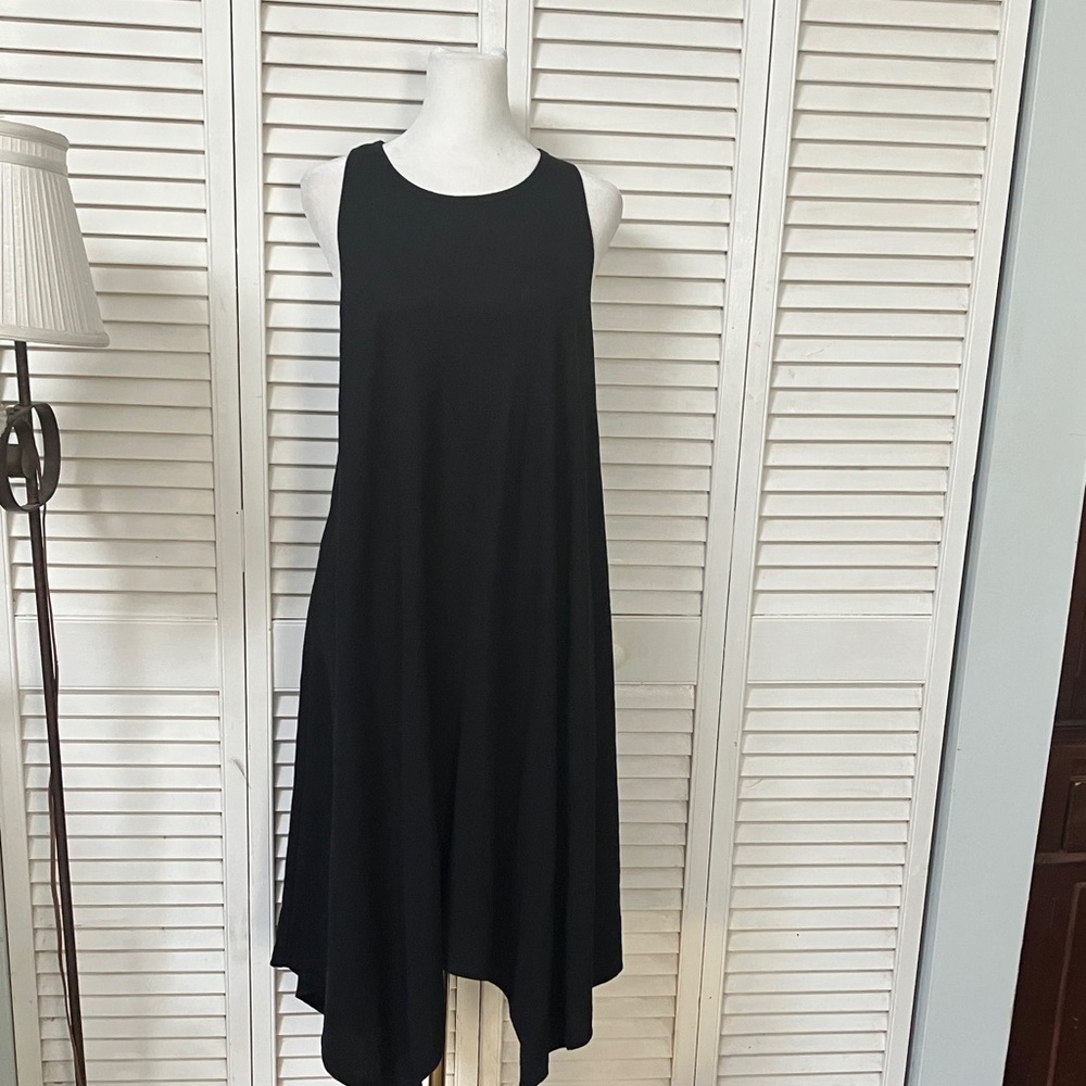 Tres Bien Black Asymmetrical Dress